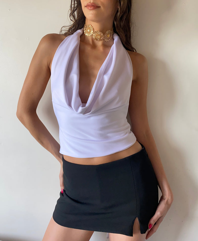 08.1 Top Drapeado Blanco